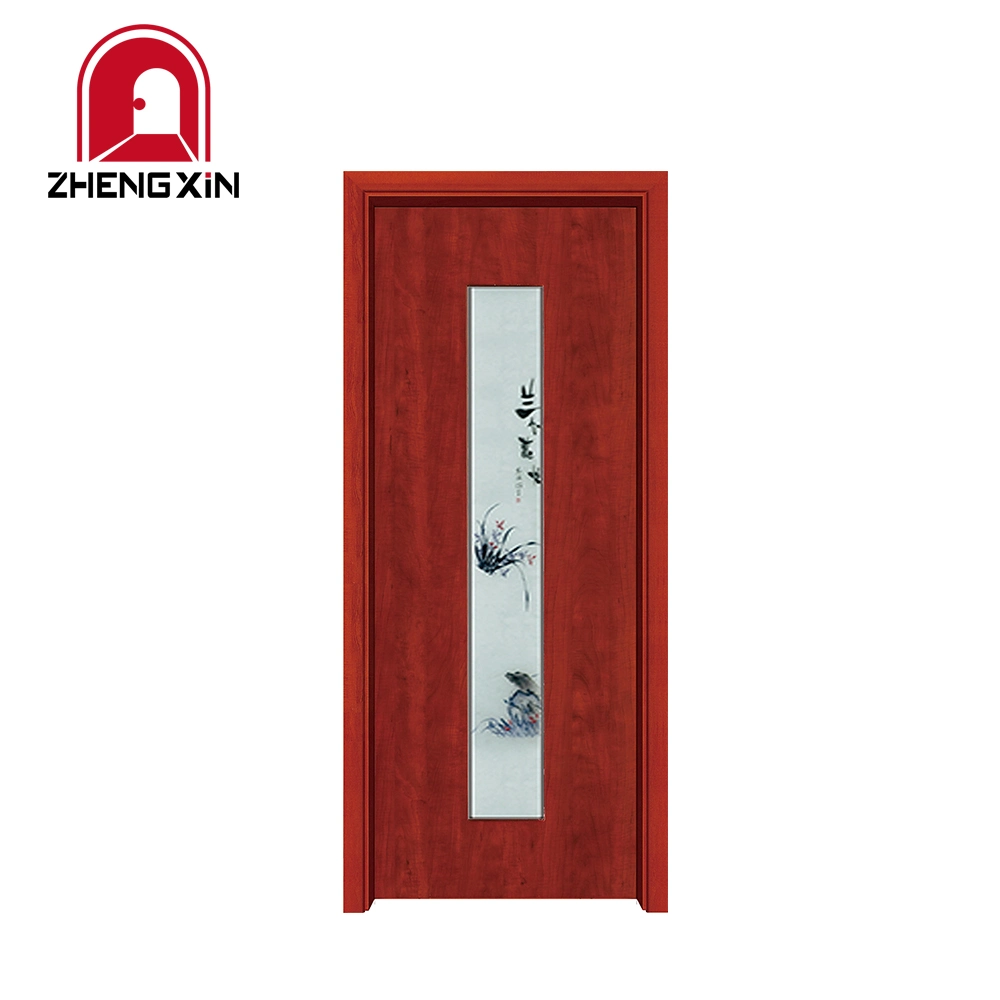 Original Factory Mom and Son Solid Wooden Exterior Double Door Bathroom WPC MDF Door Design