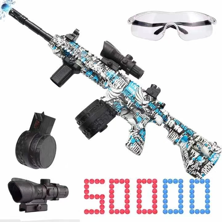 M416 Dg New Version 50000 Balls Gel Blaster Gun Electric Gel Splatter