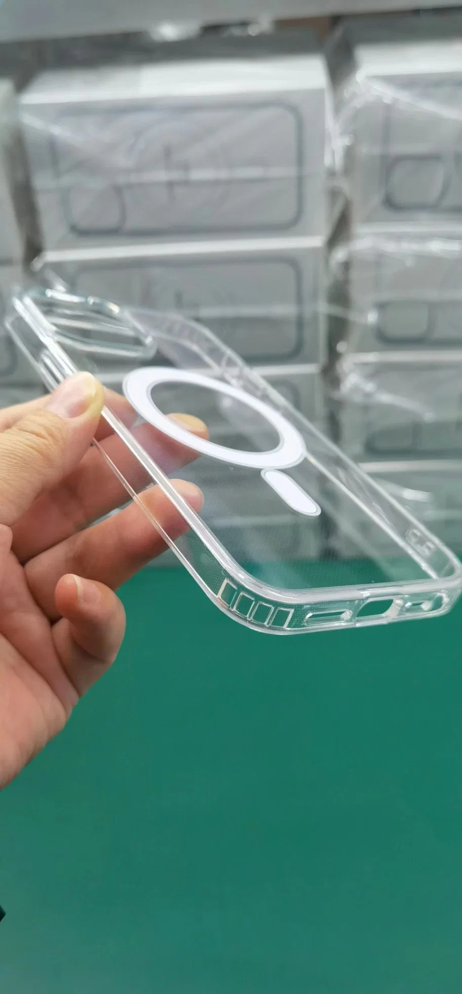 Nouveau design 2022 cas transparent pour iPhone 13 clair Magsafe CAS unique pour l'iPhone 14 PRO Vente chaude de cas claire Magsafe