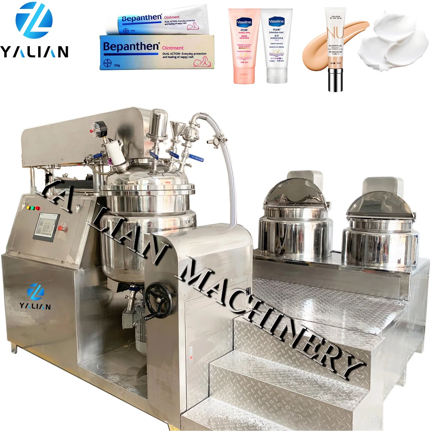 5% off Cream Manufacturing Machine Cosmetic Production Line with Gel Homogenizer Mixer