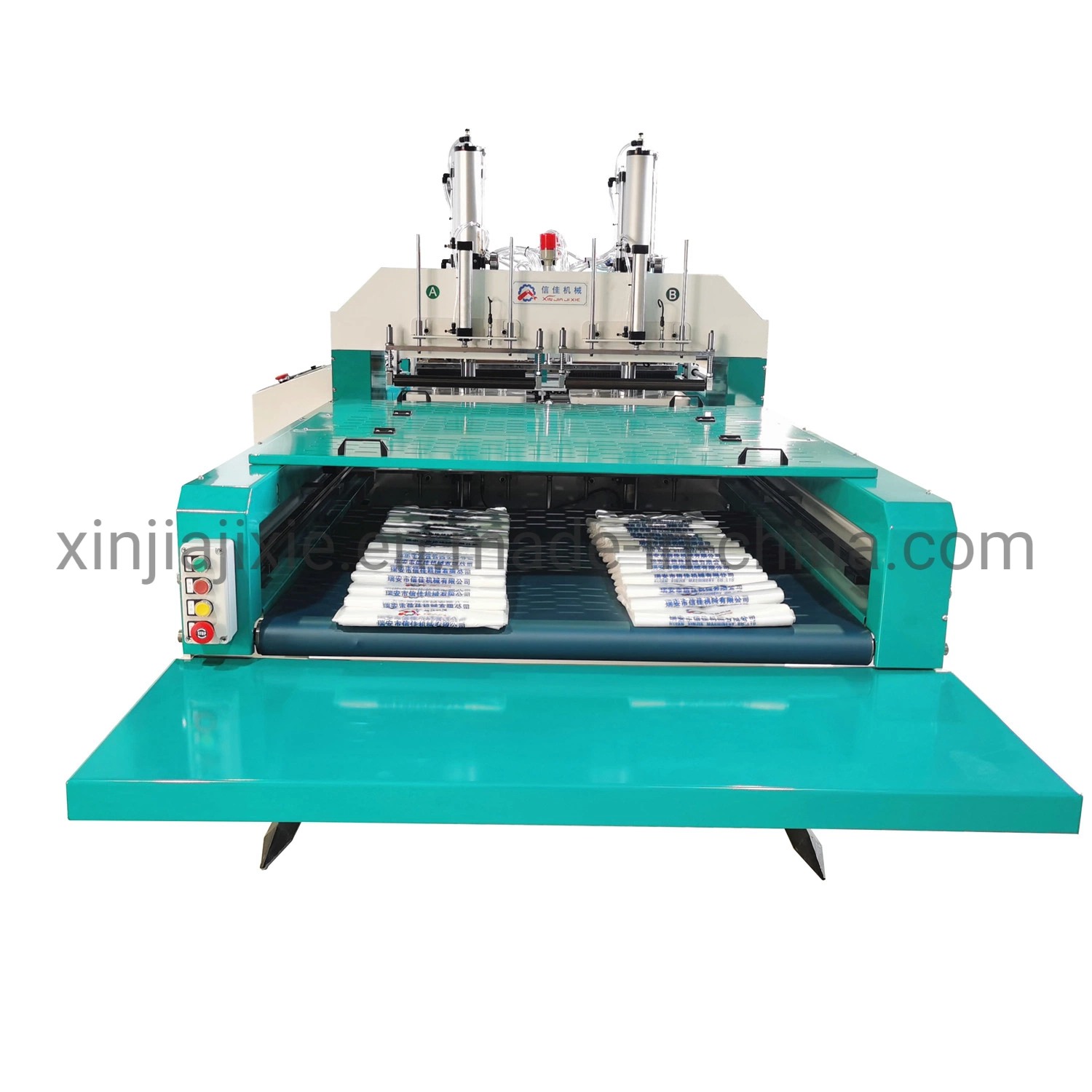 Full Automatic Film Blowing Machine HDPE Plastic Film Extruder with T-Shirt Bag Making Machine