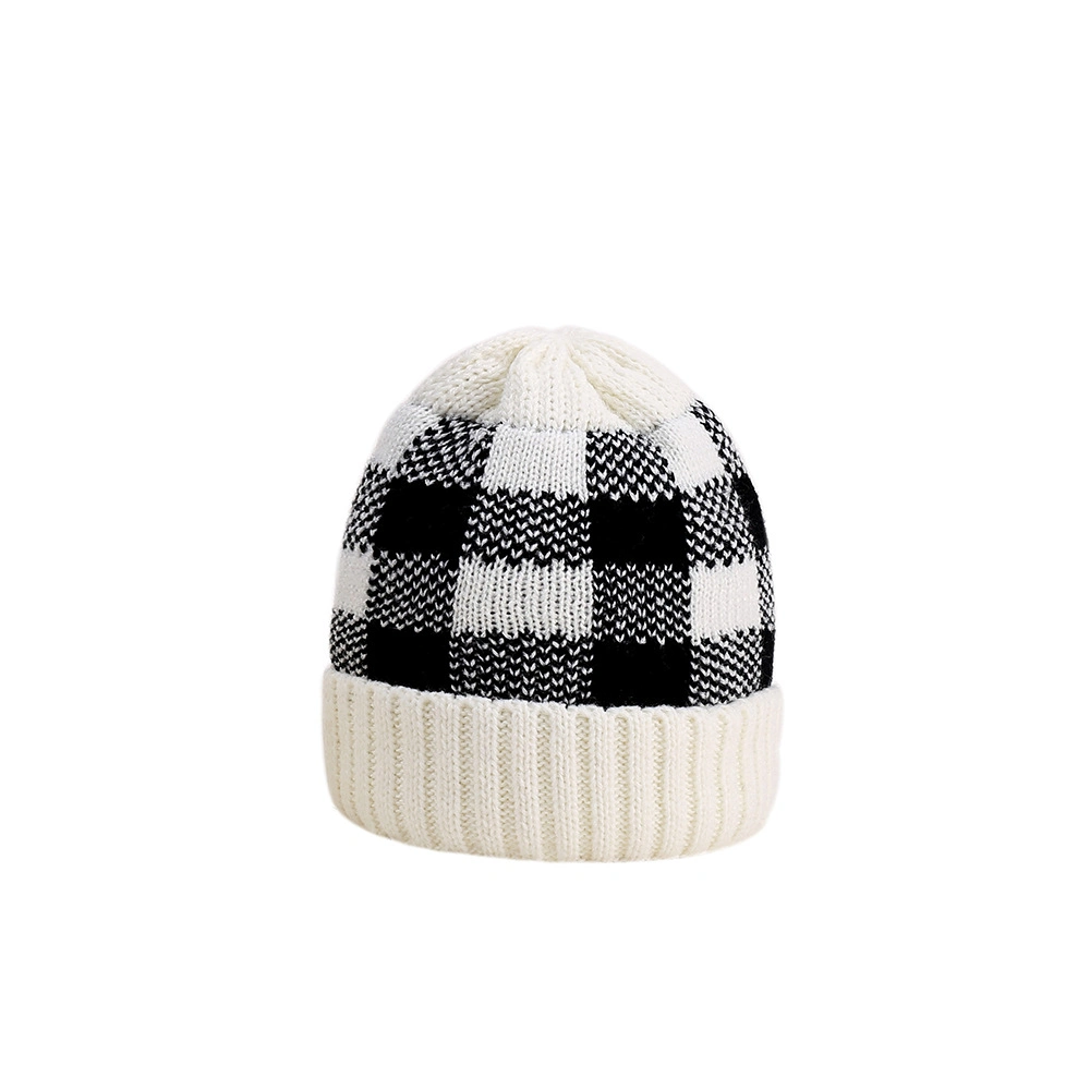 Commerce de gros bonnets de tricot Étiquette personnalisée Bonnet tricoté à bas prix promotionnels broderie logo Beanie Hat