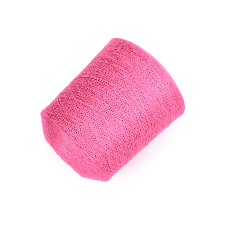 Kingeagle Pink Fancy Yarn Viscose Nylon PBT Core Spun Yarn for Knitting