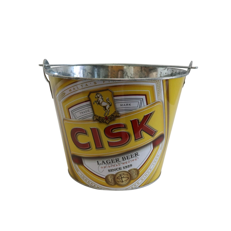 Premium Drink Promotional Plastic and Metal Ice Bucket