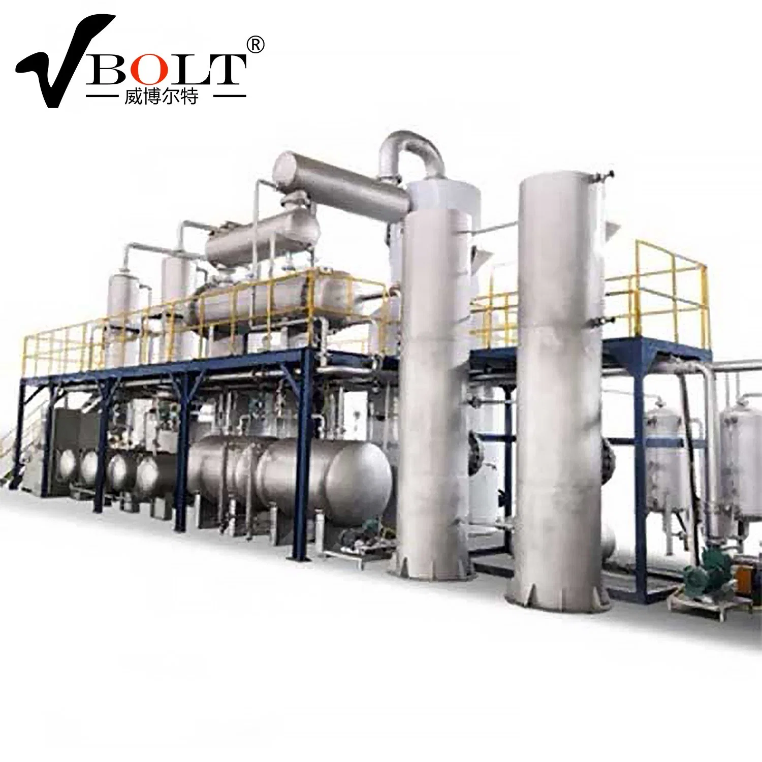 Waste Engine Motor Car Oil Refinery to Diesel Distillation Plant