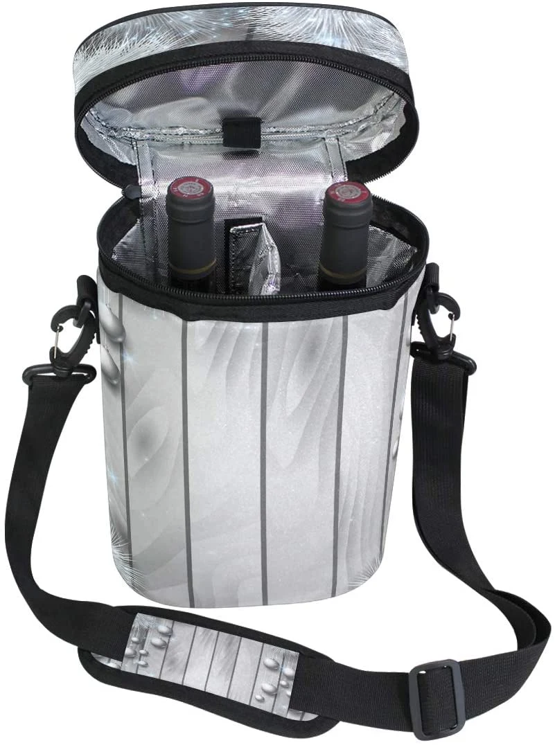 Portable Wine Cooler Bag with Shoulder Strap