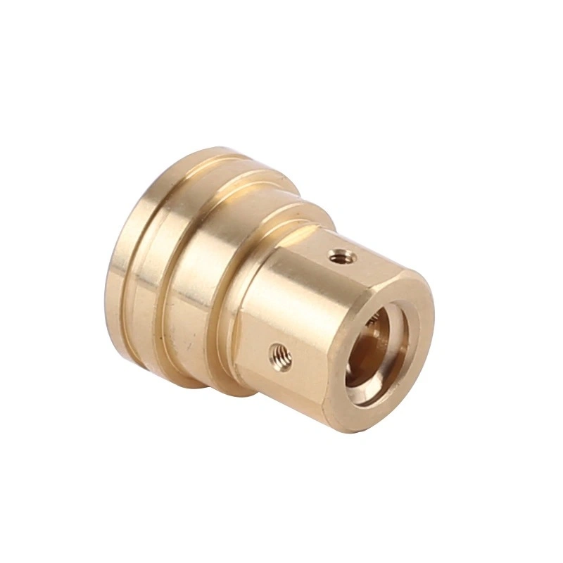 China Supplier CNC Machining Testing Equipment Copper Tube Fastening Connection Seat Non Standard Machined Copper Tube