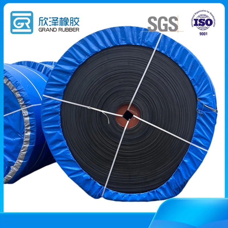 Estándar de diseño profesional de cable de acero resistente al fuego la cinta transportadora de caucho con alta resistencia para la minería, plantas de energía, electricidad