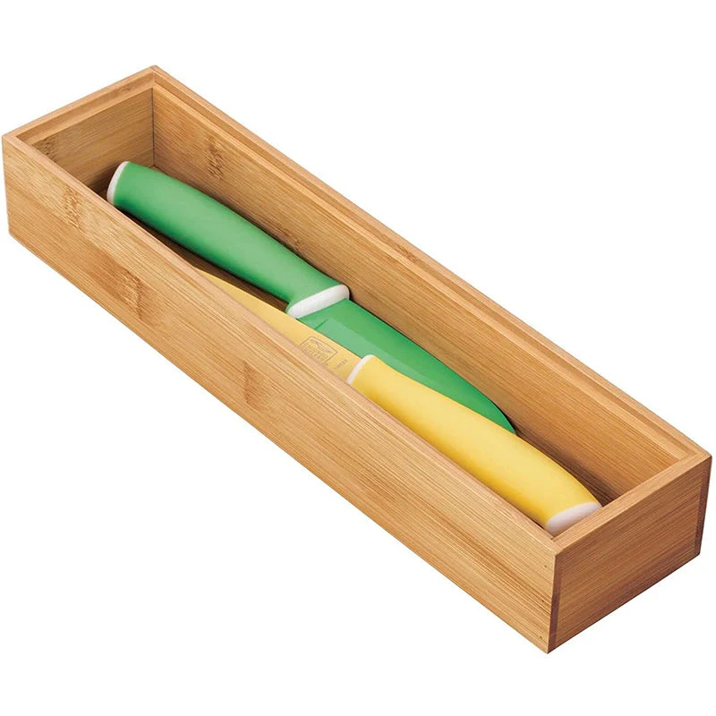 Bamboo/Wooden/Wood Set of 4 Box/Drawer/Tray for Tableware/Pencil/Toy/Tools Storage