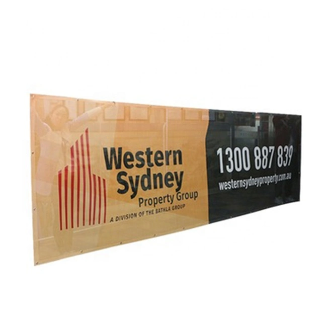 Outdoor PVC Banner, Printed Polyester Mesh Banner Printing Service