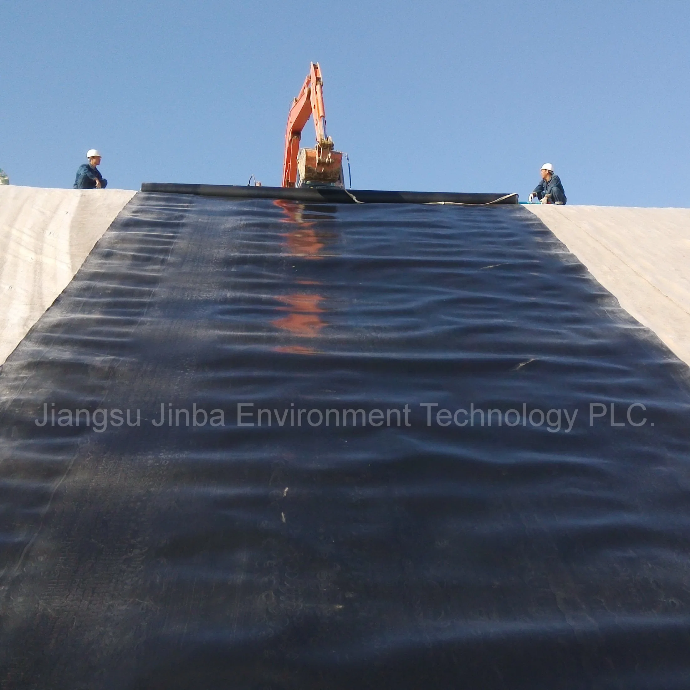 Épaisseur 1,0 mm imperméable simple face en HDPE texturé Geomembrane pour barrage Chemises