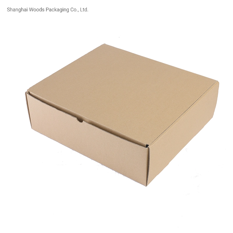 Customized Recycled Paper Material Kraft Paper Without Color Printing Packaging Box