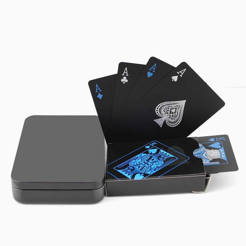 54/55PCS Black Color Poker Card Poker Games
