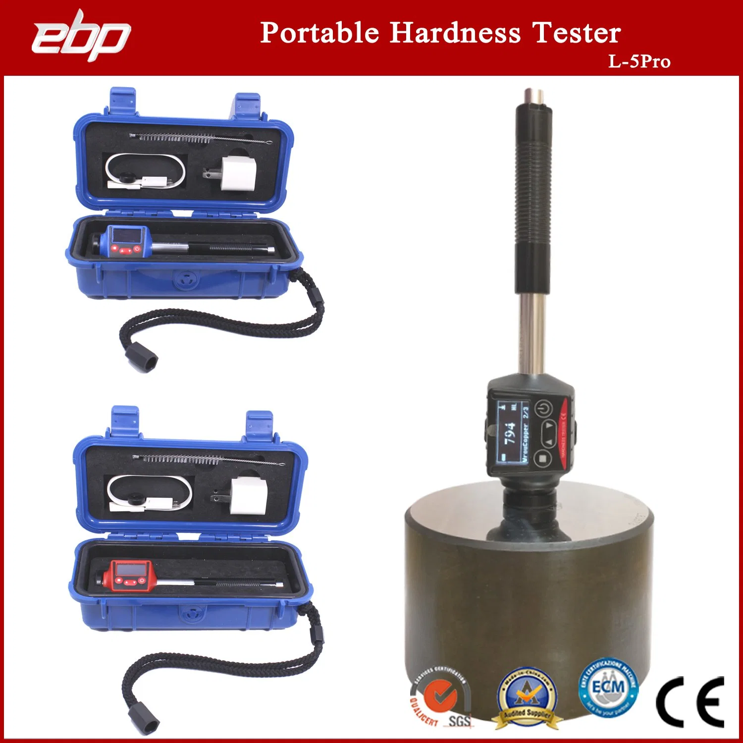 Compact Portable Leeb Hardness Testing Instrument in Pencil Type