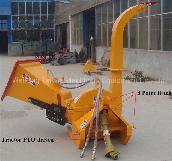 Hot Sale 4 Inches Wood Crushing Machine Hydraulic Cutting Machine