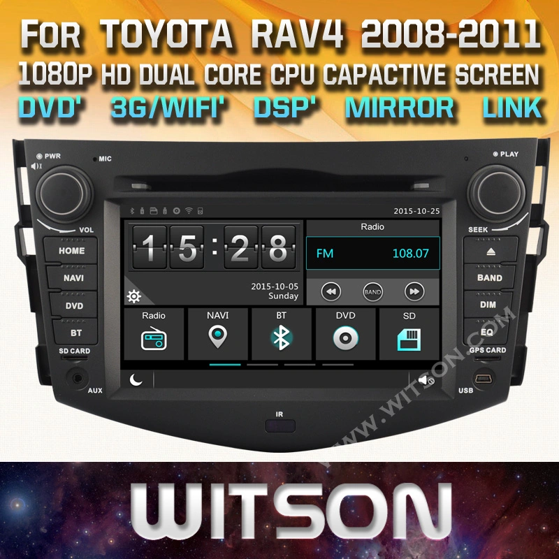Witson Quad-Core Android 11 Car DVD Player for Toyota RAV4 2g RAM 16GB ROM