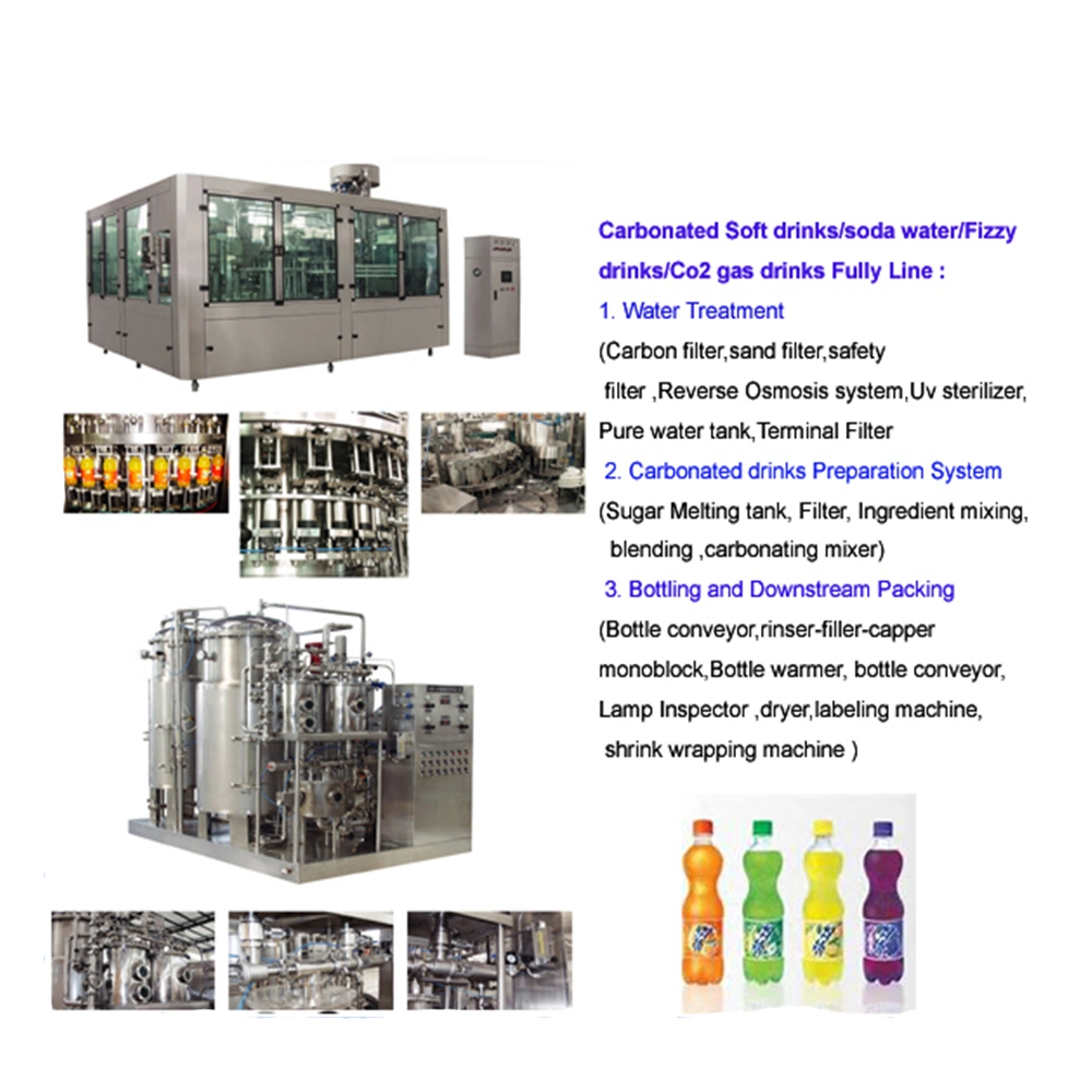 Carbonating Mixer Carbonate Filling Bottling Plant Production Line