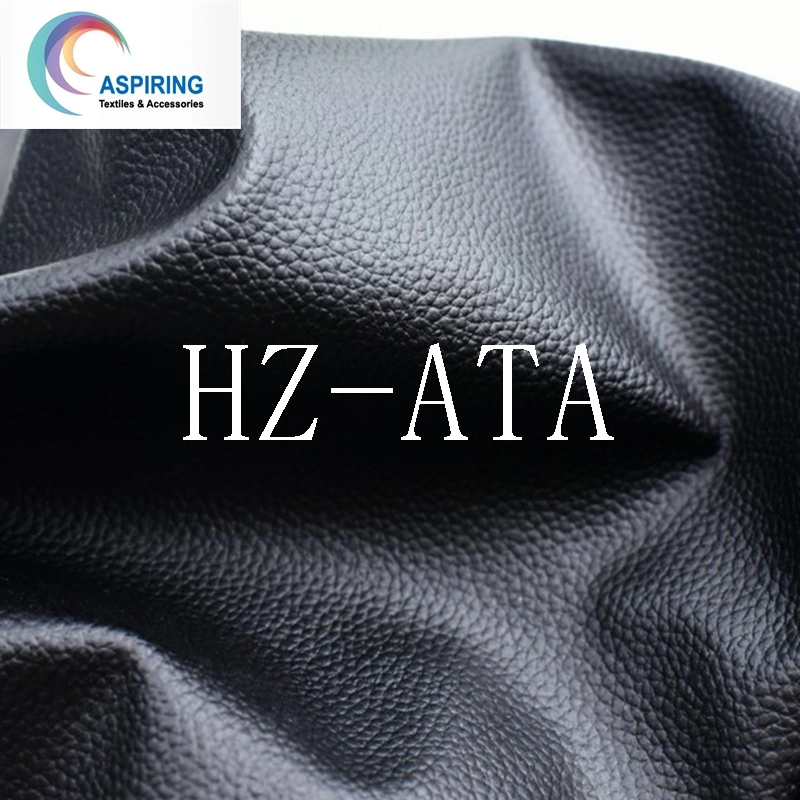 Knitted Backing PVC Synthetic Leather Car Seat Fabric for Car