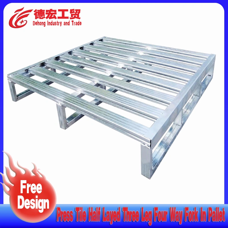 Galvanized Customized Warehouse Storage Steel Pallet / Metal Pallet