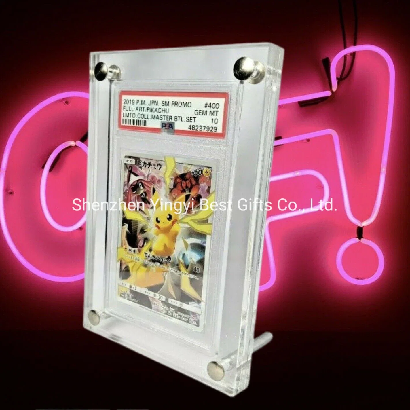 Yyb Wholesale Handmade Luxury Acrylic Pokemon Card Display Frame