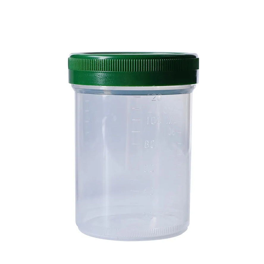 High quality/High cost performance  40ml 60ml 90ml 120ml Specimen Container Scale Plastic Formalin Sample Cup with Screw Top