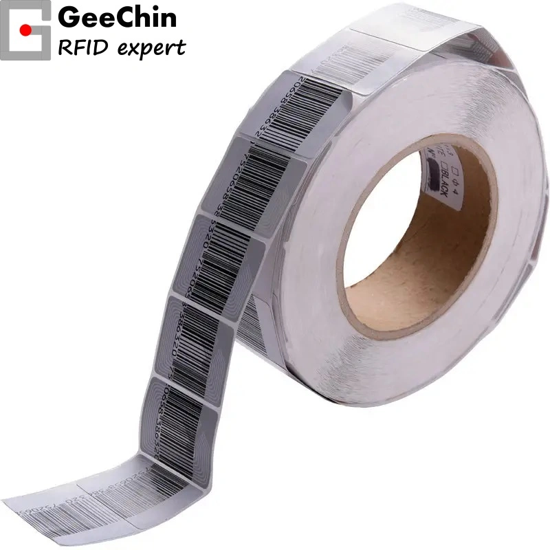 Barcode Security Label Sticker Anti-Theft RF Alarm Soft Label Tag Sticker Paper Security Tags EAS RF Label