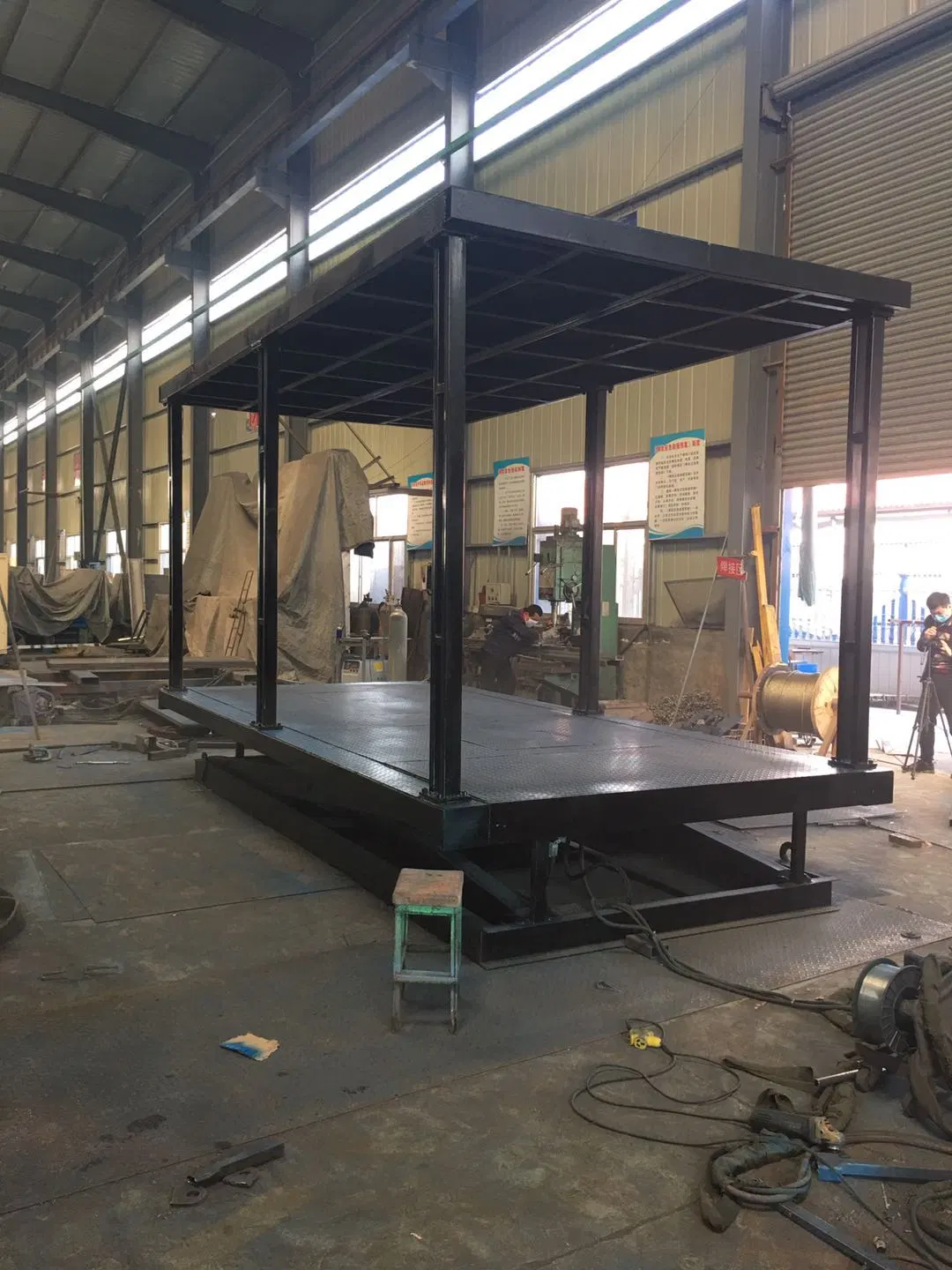 Double Layer Scissor Car Lift--Used Car Parking