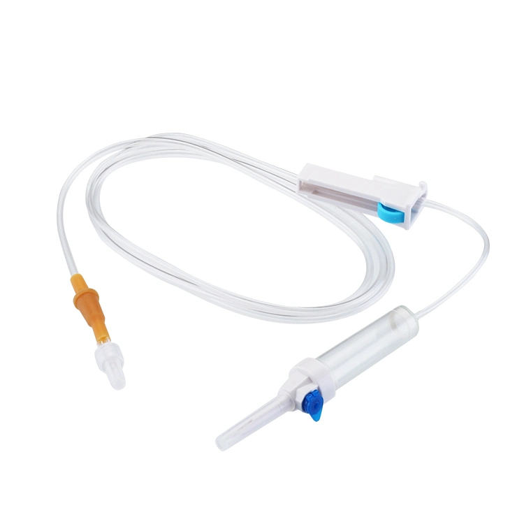 Great Products Colorless Medical Infusion Set with Roller Clamp