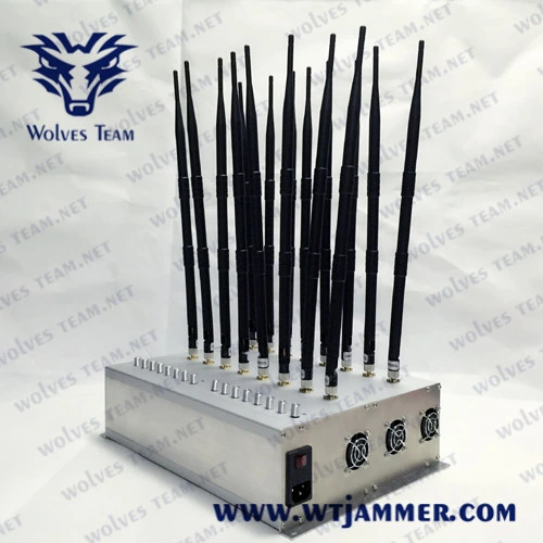 Cell Mobile Phone Signal Jammer, 2g 3G 4G 5g WiFi GPS Lojack Drone Mobile Phone Signal Jammer