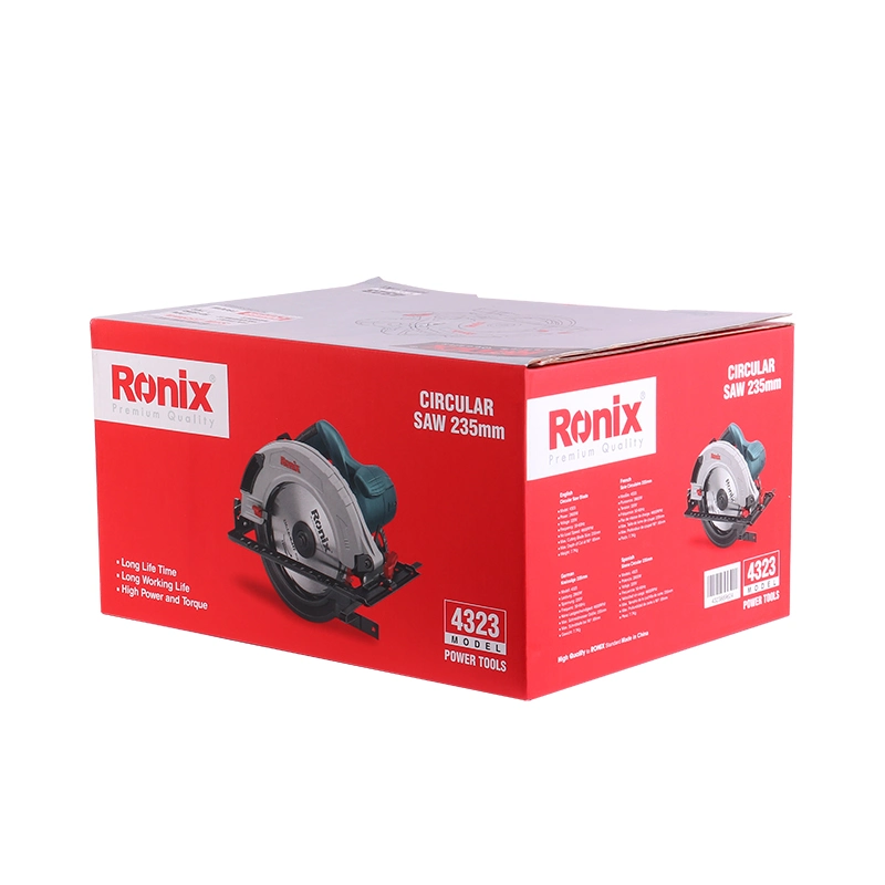 Ronix 4323 4600rpm No-Load Speed Reduces Loading Time for More Efficient Easier Cuts Cutting Multiple Materials Circular Saw