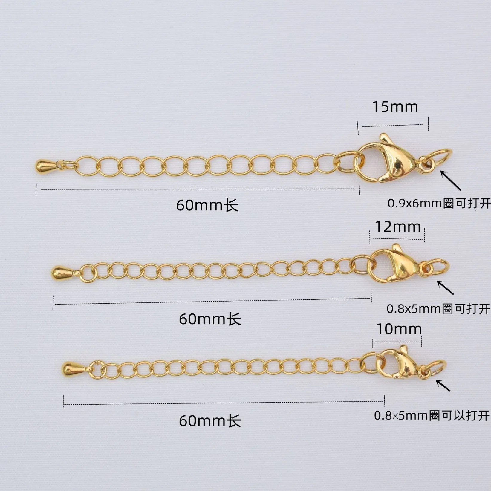 Lobster Buckle Tail Chain Adjustment Chain DIY Accessories Necklace Bracelet
