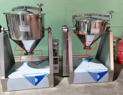 Máquina de mistura de pó para laboratório em aço inoxidável Máquina de mistura de produtos químicos para alimentos