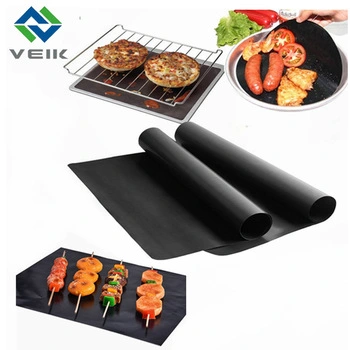 Food Grade PTFE Fiberglass Fabric BBQ Grill Baking Mat with LFGB