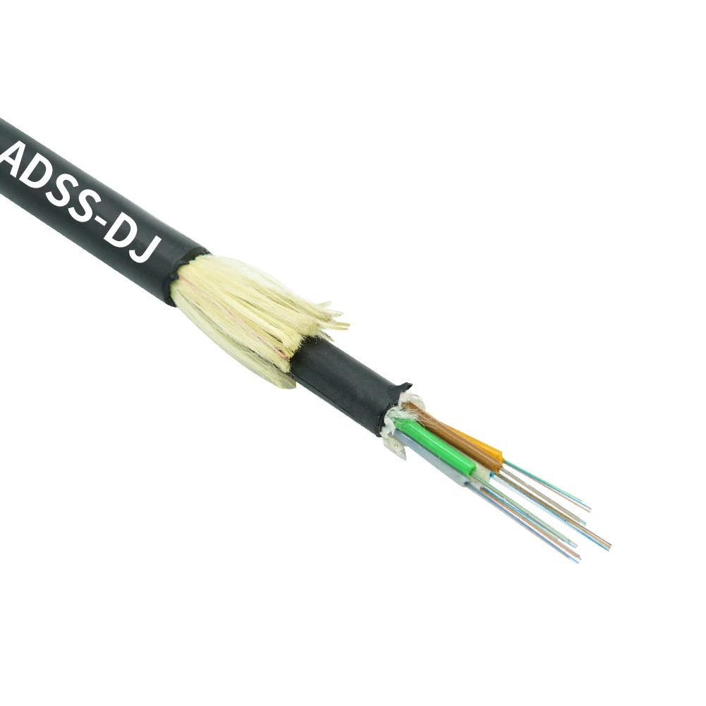 Professional ADSS CABLE All-dielectric double jacket with Strength member 80m 100m 120m