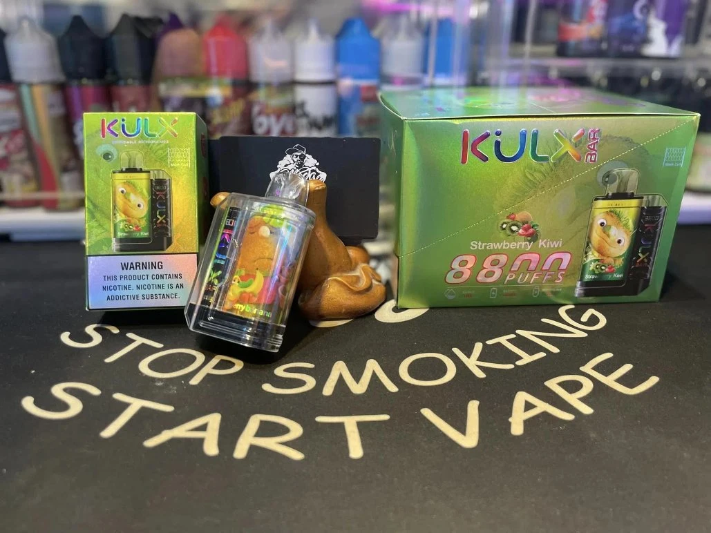 Kulx Crystal Elf Vapes Pen Hookah Electrónica Cigarette malla bobina 8800 Puffs Bar 9000puff VAPE desechable