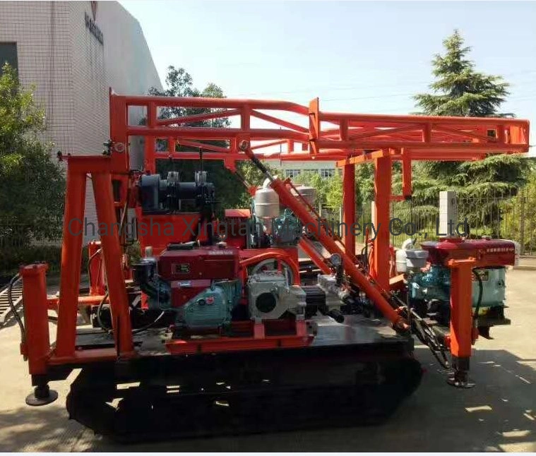 Crawler Mounted Gy-200 Rotary Core Wilre Line Drilling Rig