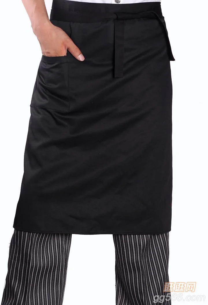 Custom Standard Uniform Black Short Uniform Apron