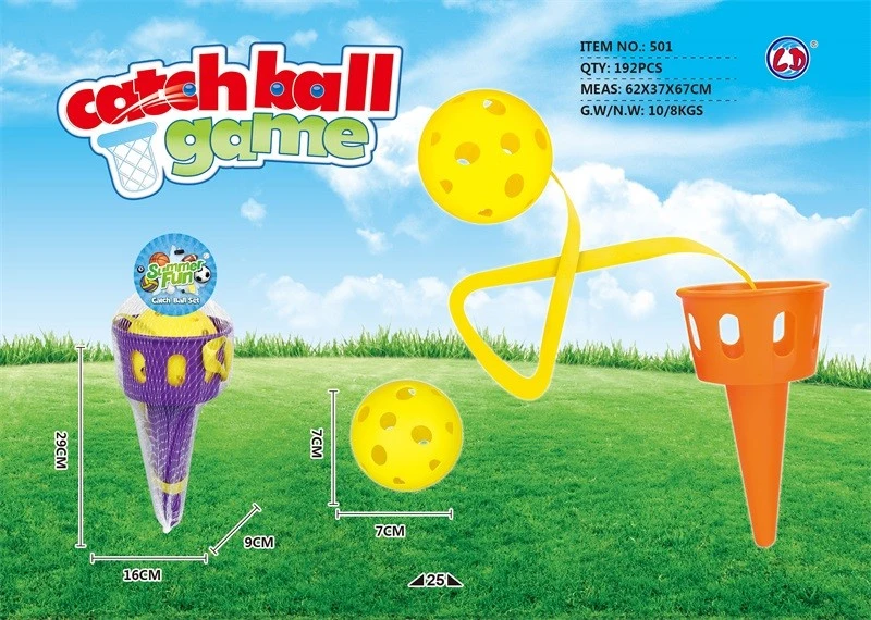 Promotional Gifts Throw and Catch Game Set - Kids' Sports Toy - Toss and Catch Balls