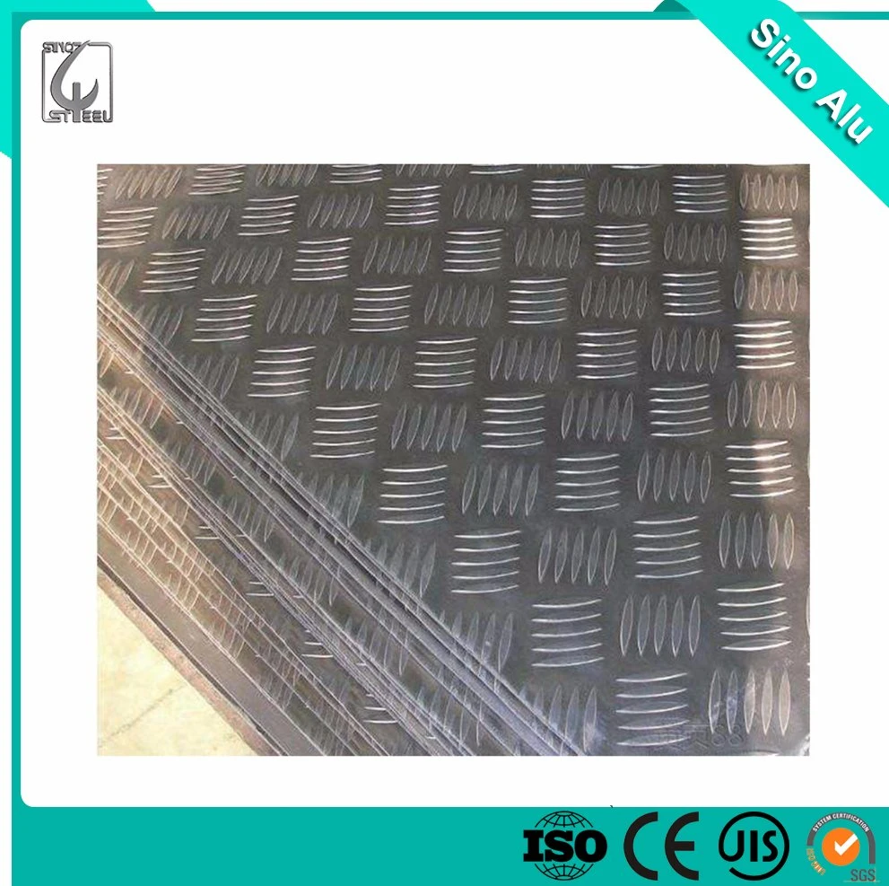 Aluminum Sheet A5754 H114 Five Bars Tread Plate Embossed