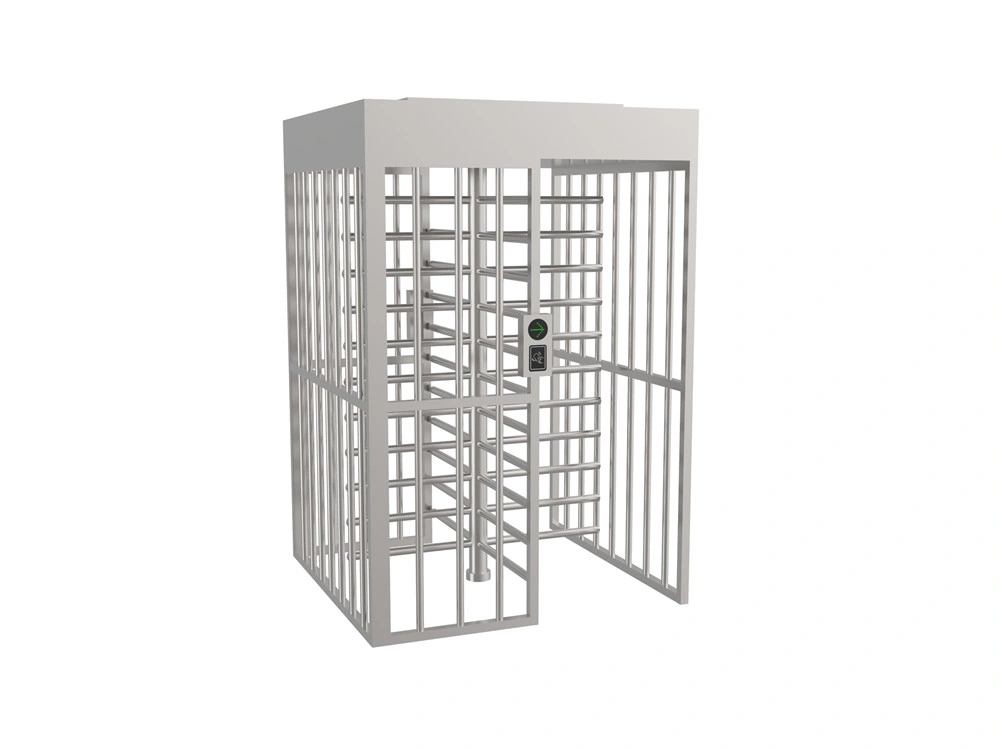 RFID Reader Time Attendance Full Height Turnstile Security Gate for Factories