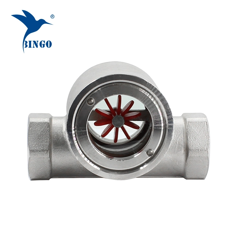 Stainless Steel Paddle Wheel Inline Water Flow Meter