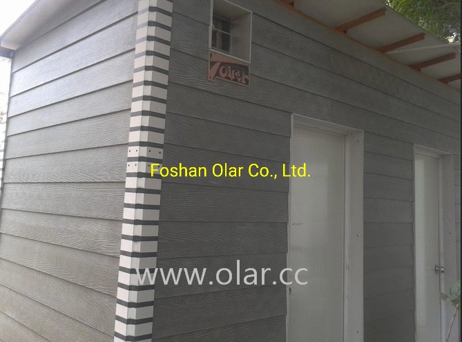 Fiber Cement Board-- Color Wood Grain Pattern Siding