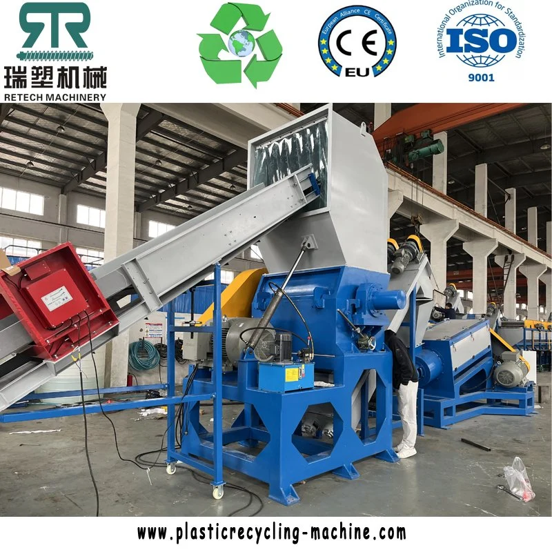 Vollautomatische PP PE HDPE Abfallflasche/Folie/gewebter Beutel/Raffia/Jumbo-Beutel-Reinigung Recycling Reinigungsmaschine Pelletiermaschine / Crusher / Grinder / Shredder Maschine