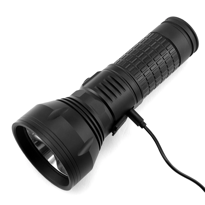 Aluminium Material USB Rechargeable LED Flashlight