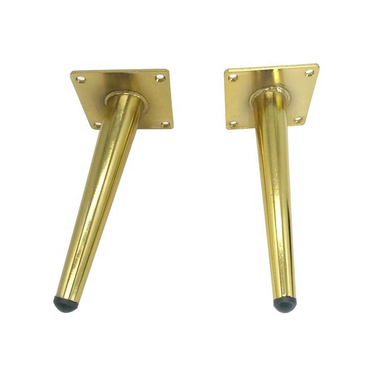 2023 Popular High Quality Golden Furniture Hardware Iron Accessories Table Sofa Legs