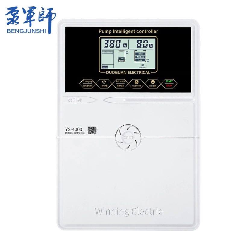 3-Phase LCD Dual Pump Control Panel Box for Water Transfer