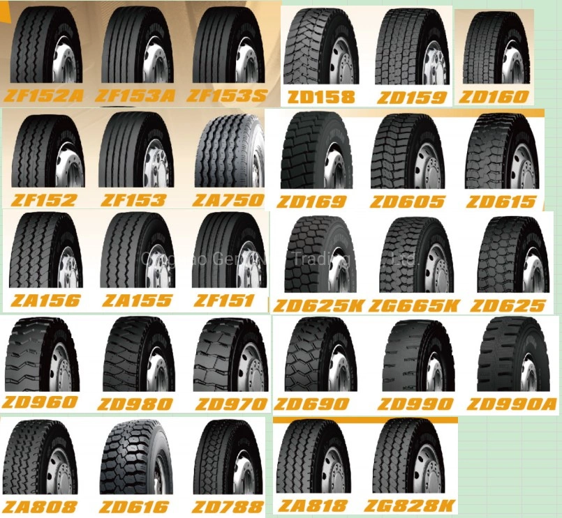 Zextour/Joyroad/Goddard/Centara Brand Commercial Light Truck Bus Tire All Steel Radial TBR Tyres Za808/SD707 Zf153s/SD703s 7.50r16lt 8.25r16lt