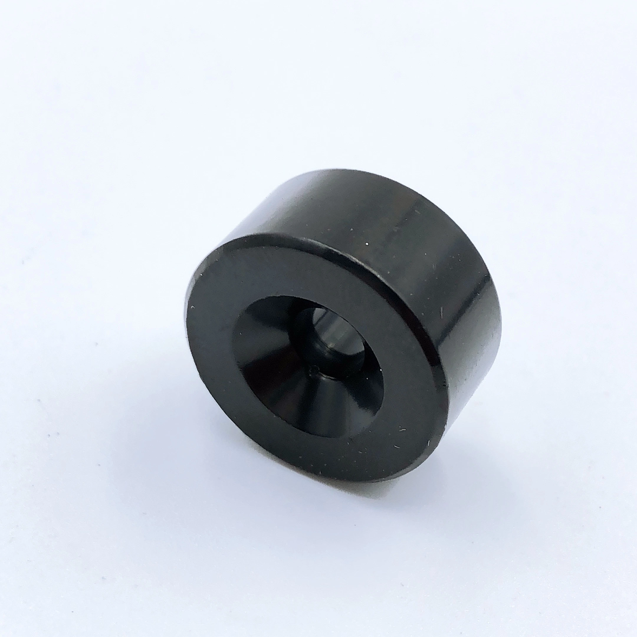 Black Epoxy Coating Ring Magnet Custom Size NdFeB Neodymium Magnetic Rings