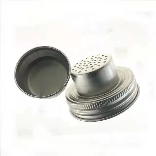 Stainless Steel Mason Jar Shaker Lids Caps for Mix Spices Sugar Salt Peppers