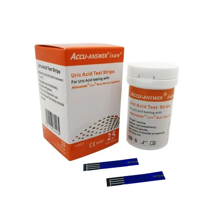 Factory Supplier Accu-Answer 4 in 1 Monitoring Meter Uric Acid Test Strips